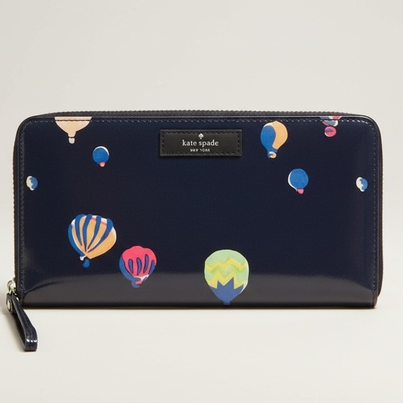 kate spade Handbags - Kate Spade New York Hot Air Balloon Daycation Neda Continental Zip Wallet